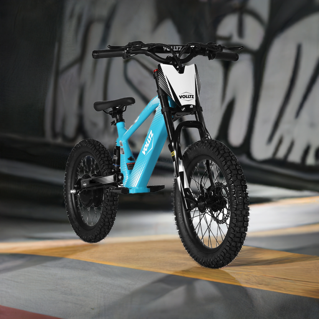 Volltz 18 Kids Electric Balance Bike - BLUE