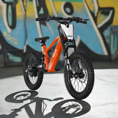 Volltz 18 Kids Electric Balance Bike - ORANGE