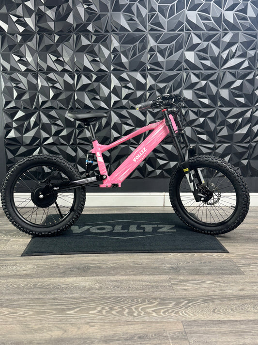 Volltz 18 Kids Electric Balance Bike - PINK