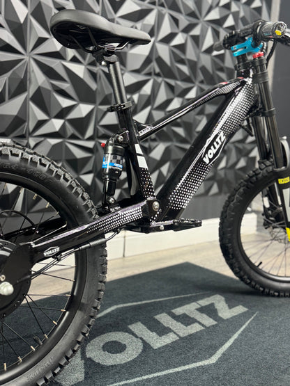 Volltz 18 Kids Electric Balance Bike - BLACK