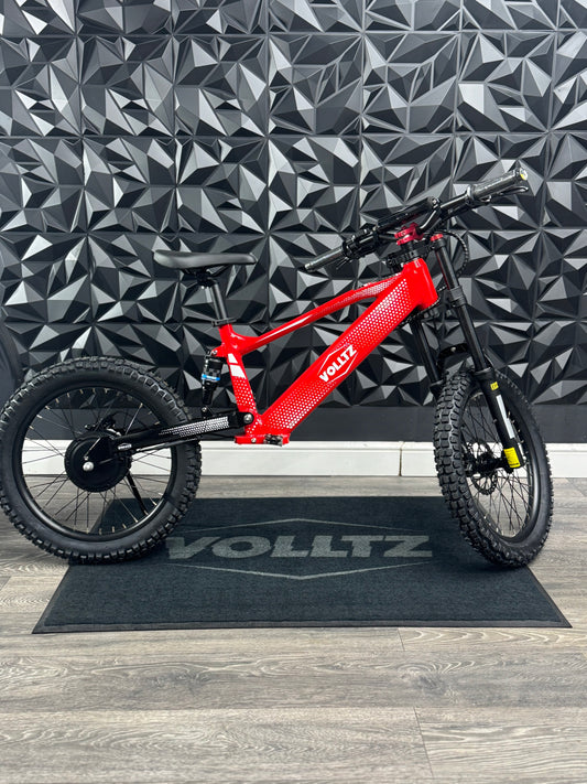 Volltz 18 Kids Electric Balance Bike - RED